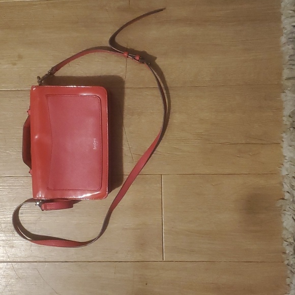 Botkier Cobble Hill Crossbody Bag in Red Patent Leather. - Picture 7 of 15